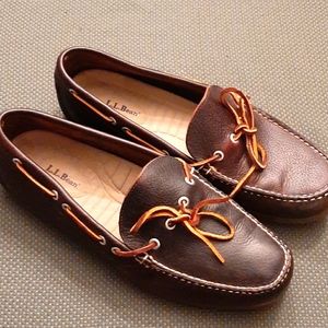 L.L. BEAN LEATHER SLIPPERS